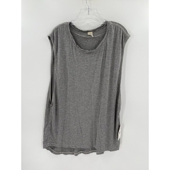 New W Tags Free People We The Free "The It" Gray Muscle Tank Size LARGE - Picture 4 of 14